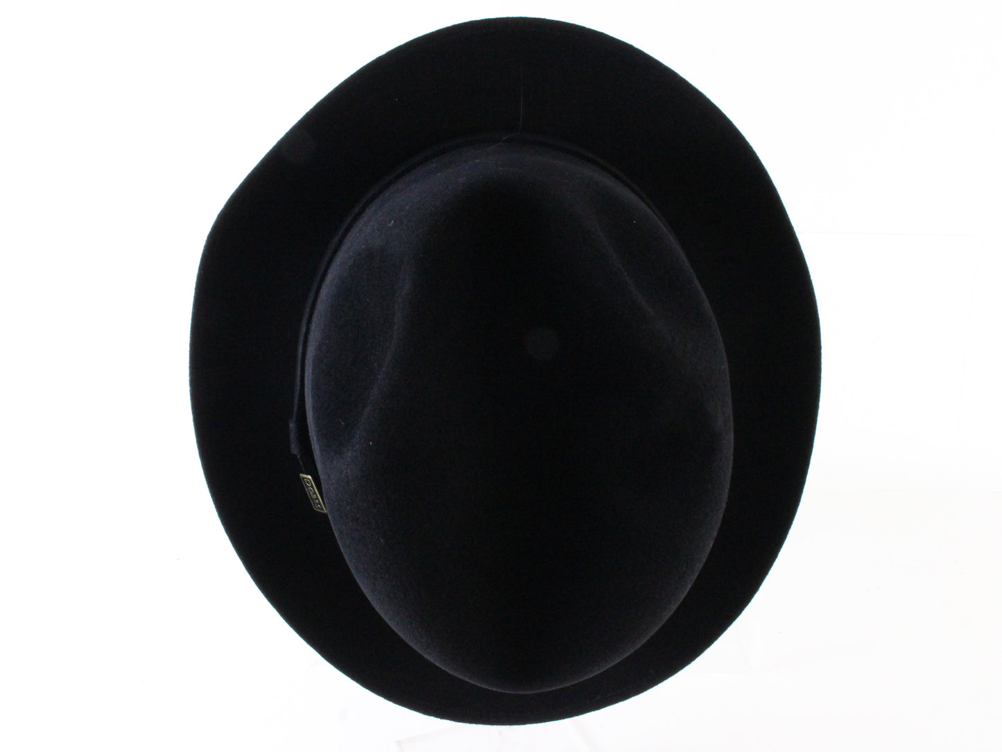 Dobbs Mens Classic Black Felt Fedora W/ Pin 7 1/2 60cm