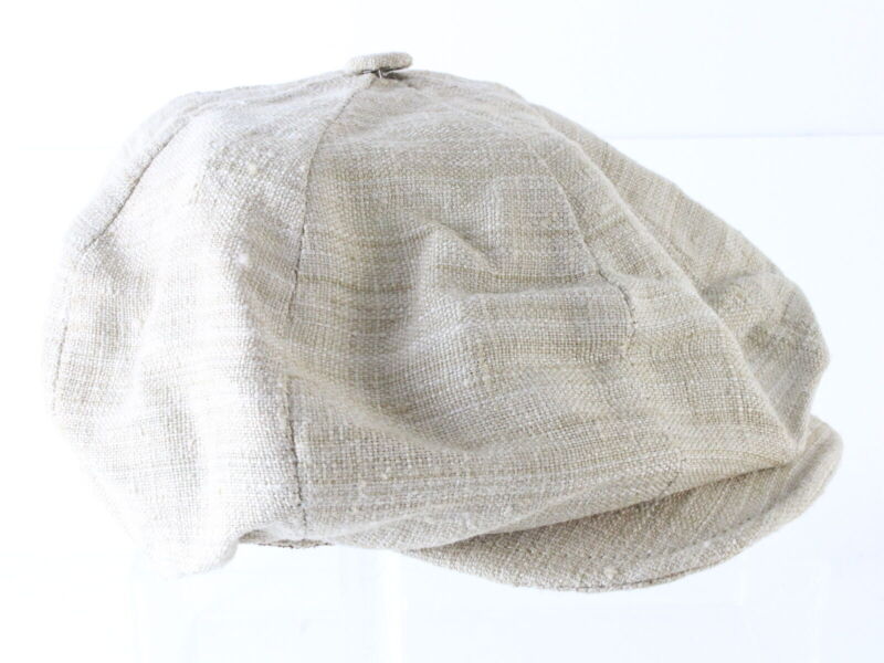 B Wear Cap Co Mens Tan Eight Quarter Cap Size: L