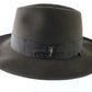 Borsalino Alessandria Mens Brown Felt Fedora W/ Tan Interior MULTIPLE SIZES