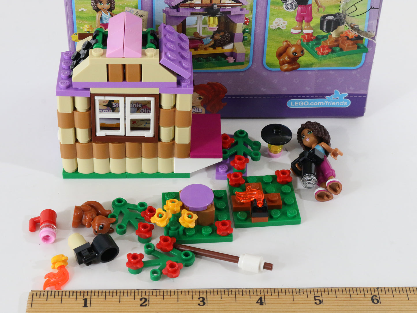 Lego Friends Andreas Mountain Hut Mostly Built Set 41031 W/ Box & Instructions