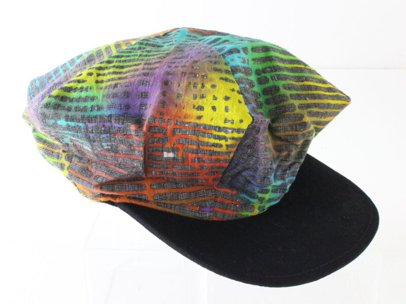 LD Trends San Diego Mens Rainbow Eight Quarter Cap 7 1/8 57cm Retro Style