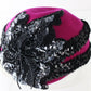 Joe Bill Miller Ladies Fuschia Pink Boutique Hat W/ Sequins And Beads 7 1/8 57cm