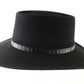 Stetson Billie Mens Black Wool Felt Vintage Cowboy Hat 6 3/4 54cm