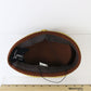 Sonni Of California Ladies Boutique Brandy Brown And Gold Felt Cap 6 7/8 55cm