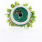 Vintage Ceramic Pixie Holly Leaf W/ Cap + Holly Leaves Inarco Japan 4.5 In
