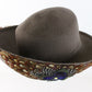 Vintage George Zamau'l New York Toupe Feathered Womens Hat 6 7/8 55cm