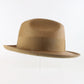 Vintage Top Hatters Fedora Eleganza Pecan Felt 6 3/4 54cm
