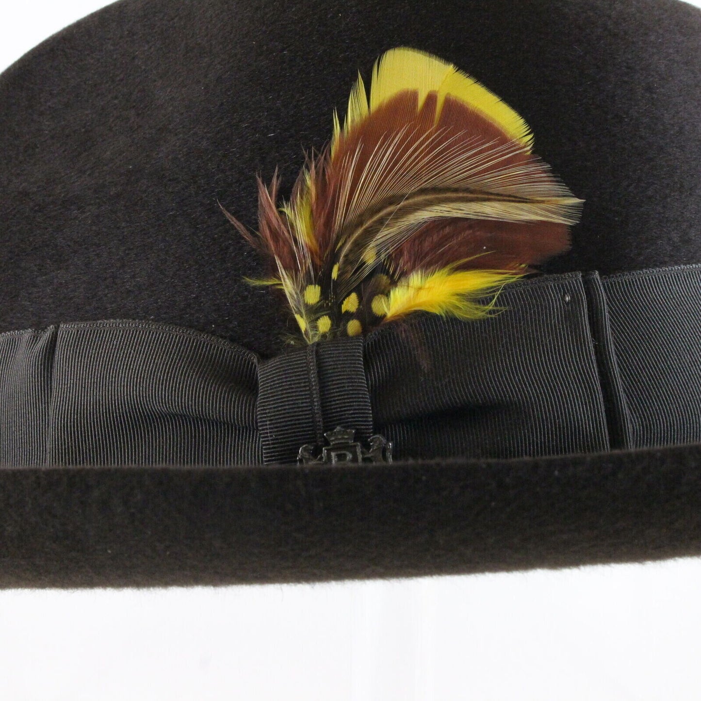 Vintage Biltmore Top Hatters Fedora Eleganza Brown Felt 7 55cm