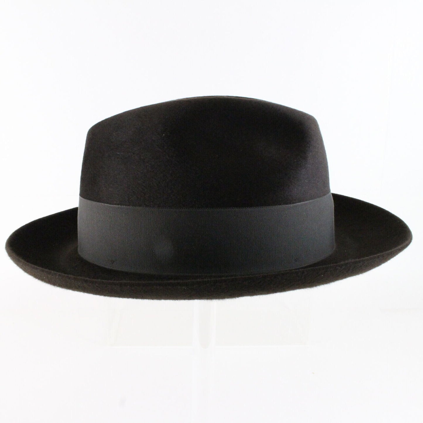 Vintage Biltmore Top Hatters Fedora Eleganza Brown Felt 7 55cm