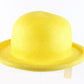 Miss Bierner Bowler Yellow Straw Usa Ladies Spring & Summer Hat 7 56cm