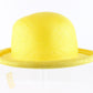 Miss Bierner Bowler Yellow Straw Usa Ladies Spring & Summer Hat 7 56cm
