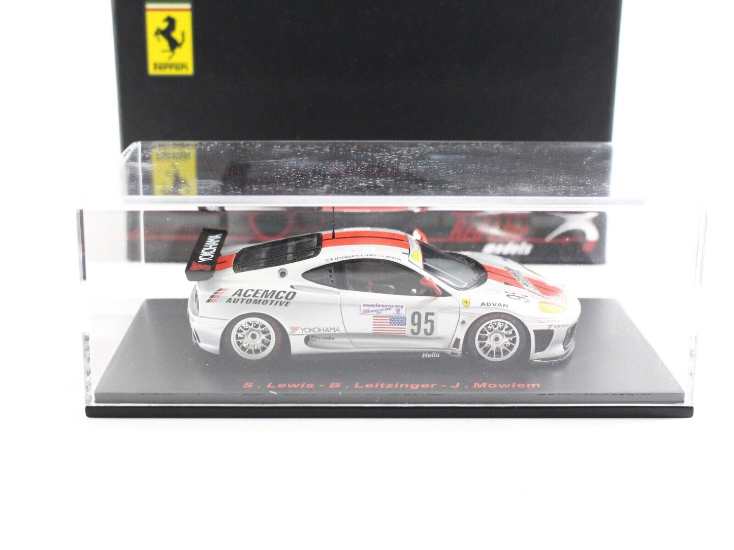 Ferrari 360 Modena #95 Team RISI Le Mans 2003 Red Line Spark 1:43 RL008