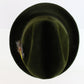 Vintage Mallory Mens Burnish Green Felt Fedora Hat 6 5/8