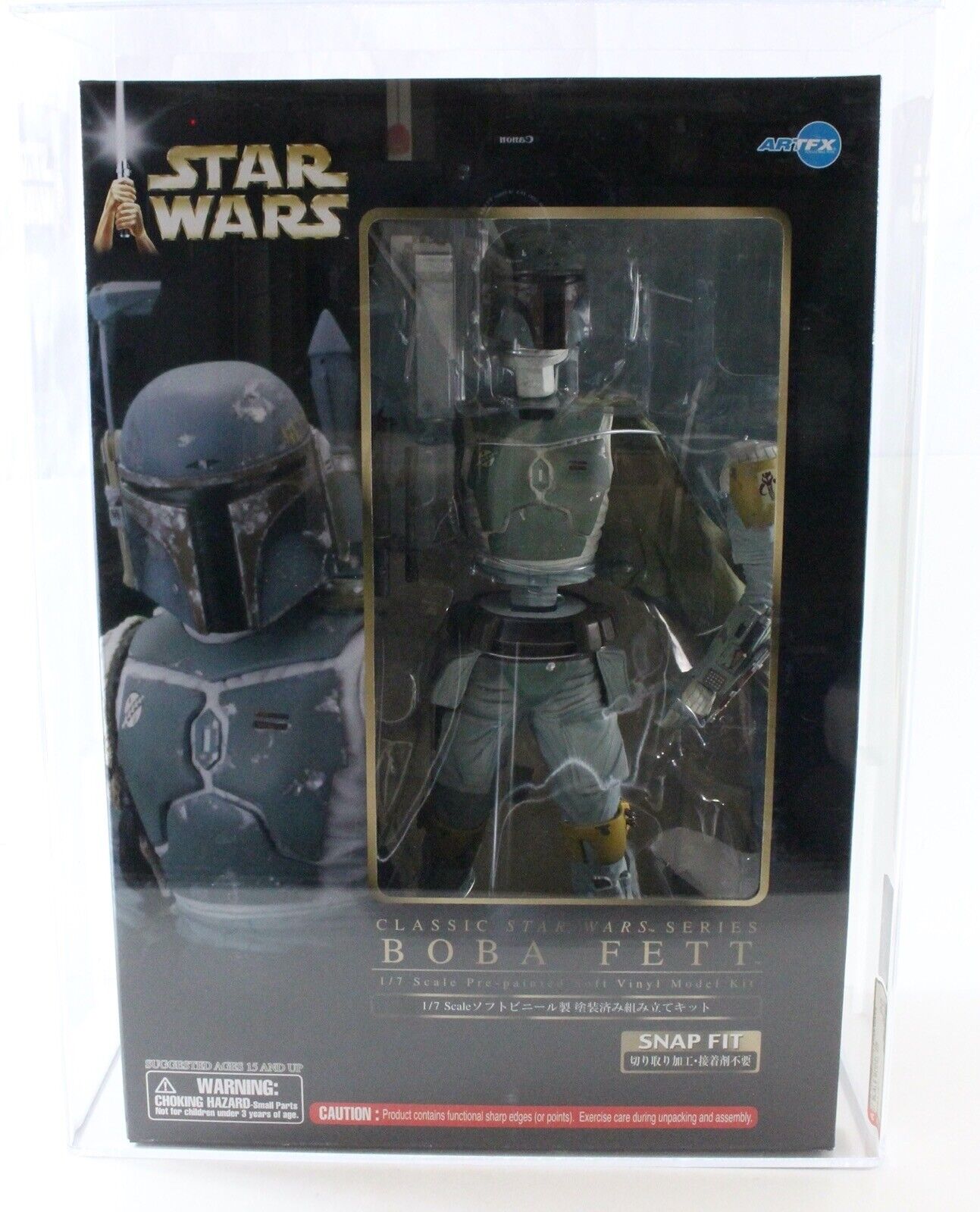 Boba Fett Star Wars Saga Snap Fit Kotobukiya ARTFX 1:7 AFA 90 NM+/MT