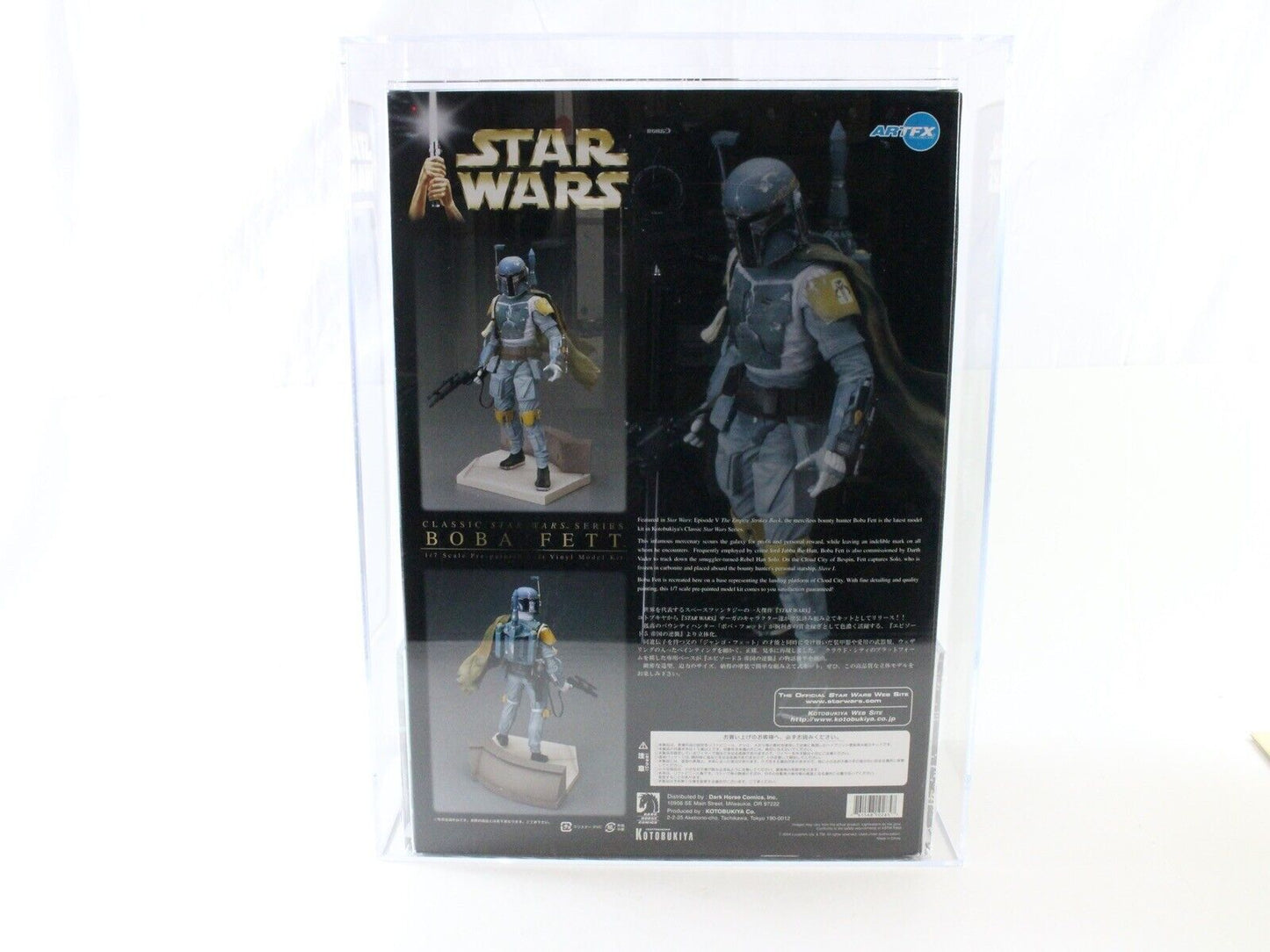 Boba Fett Star Wars Saga Snap Fit Kotobukiya ARTFX 1:7 AFA 90 NM+/MT