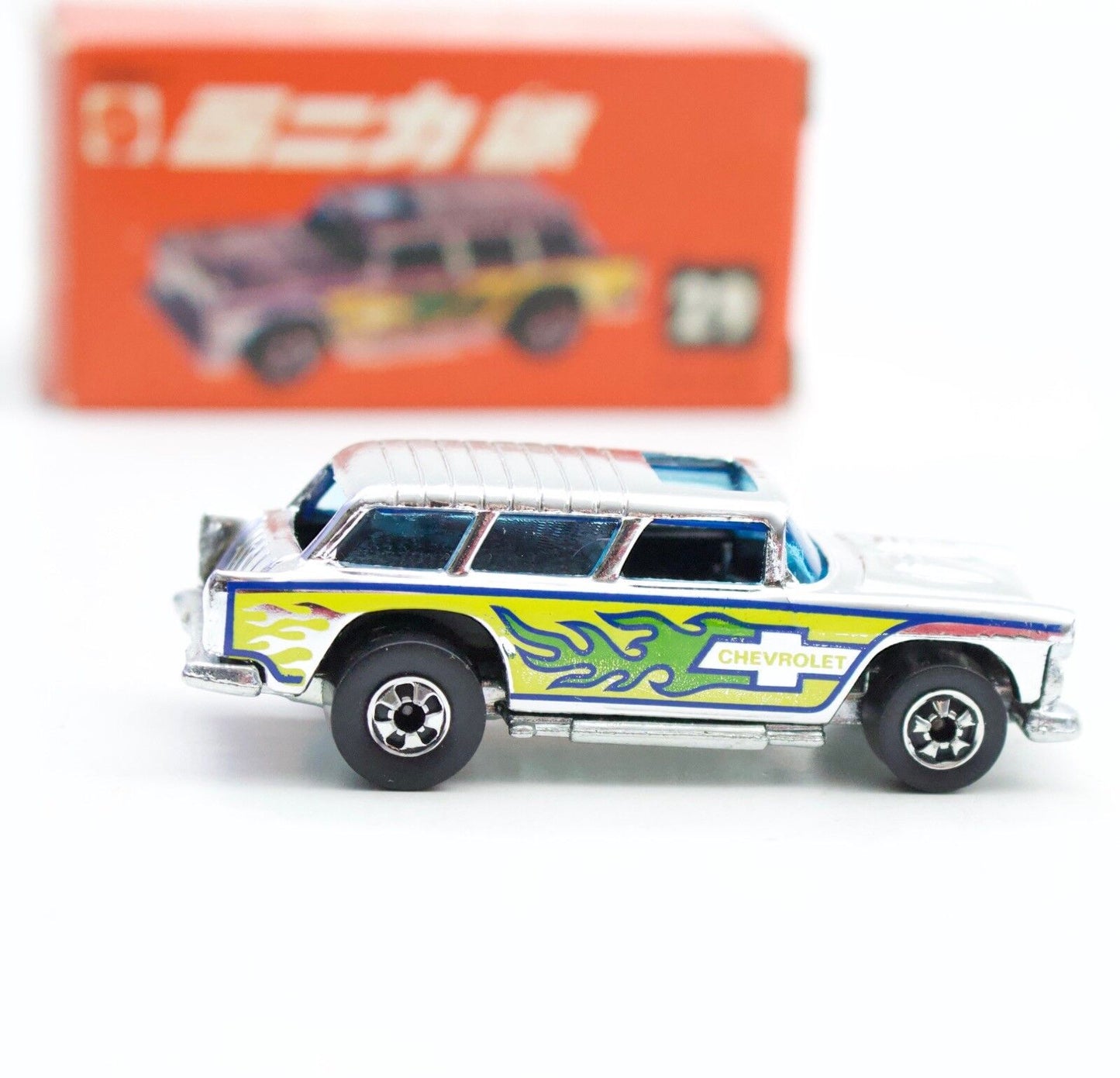 Alive 55 Super Chrome Hot Wheels Mattel 29 1:64 1975 Hong Kong 1969