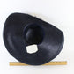 Chapeau Creations Ruth Kropveld Cartwheel Ladies Hat Straw Blue 6 3/4 54cm