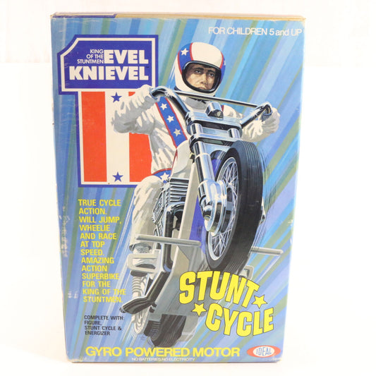 Evel Knievel Stunt Cycle King Of The Stuntmen Ideal Gyro Powered Unopened Box