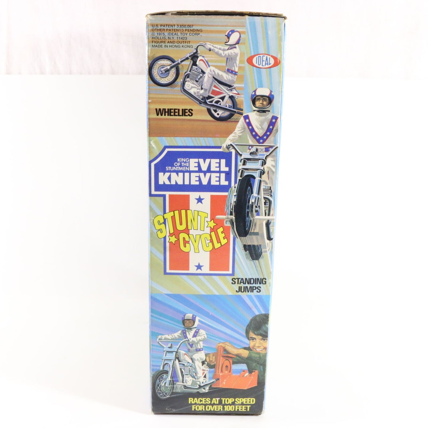 Evel Knievel Stunt Cycle King Of The Stuntmen Ideal Gyro Powered Unopened Box