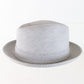 Bee Hats St Louis Gray White Plaid Feather Fedora Mens OR Womens Hat 6 7/8 54cm