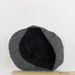 Lake Of The Isles Black White Mens Ivy Cap Wool 7 3/8 59cm