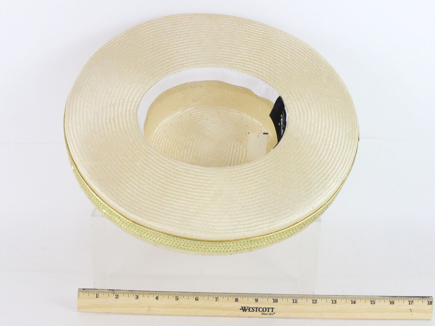 Sonni California Ladies Summer Hat Straw Gold 7 56  CM