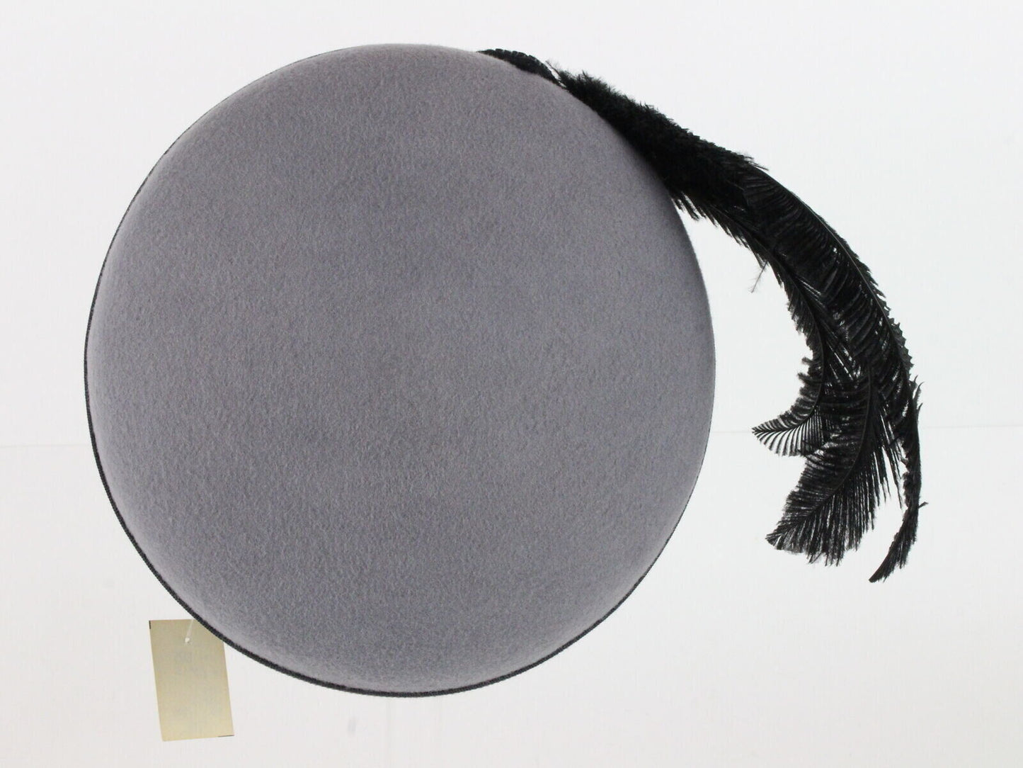 Lancaster Sonni California Ladies Pillbox Hat Grey Wool Felt 7 56cm