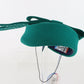 Mr John Classic Ladies Pillbox Hat New Green Wool Felt 6 7/8 55cm