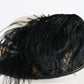 Vintage Bellini Originals Ladies Hat White Black Wool Felt 7 56cm