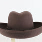 Sonni California Ladies Homburg Hat Sandstone Brown Wool Felt 7 56cm