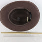 Sonni California Ladies Homburg Hat Sandstone Brown Wool Felt 7 56cm