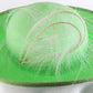Bellini Fascinator Ladies Hat Lime Green Straw 6 7/8 Fancy Dress Hat