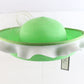 Bellini Fascinator Ladies Hat Lime Green Straw 6 7/8 Fancy Dress Hat
