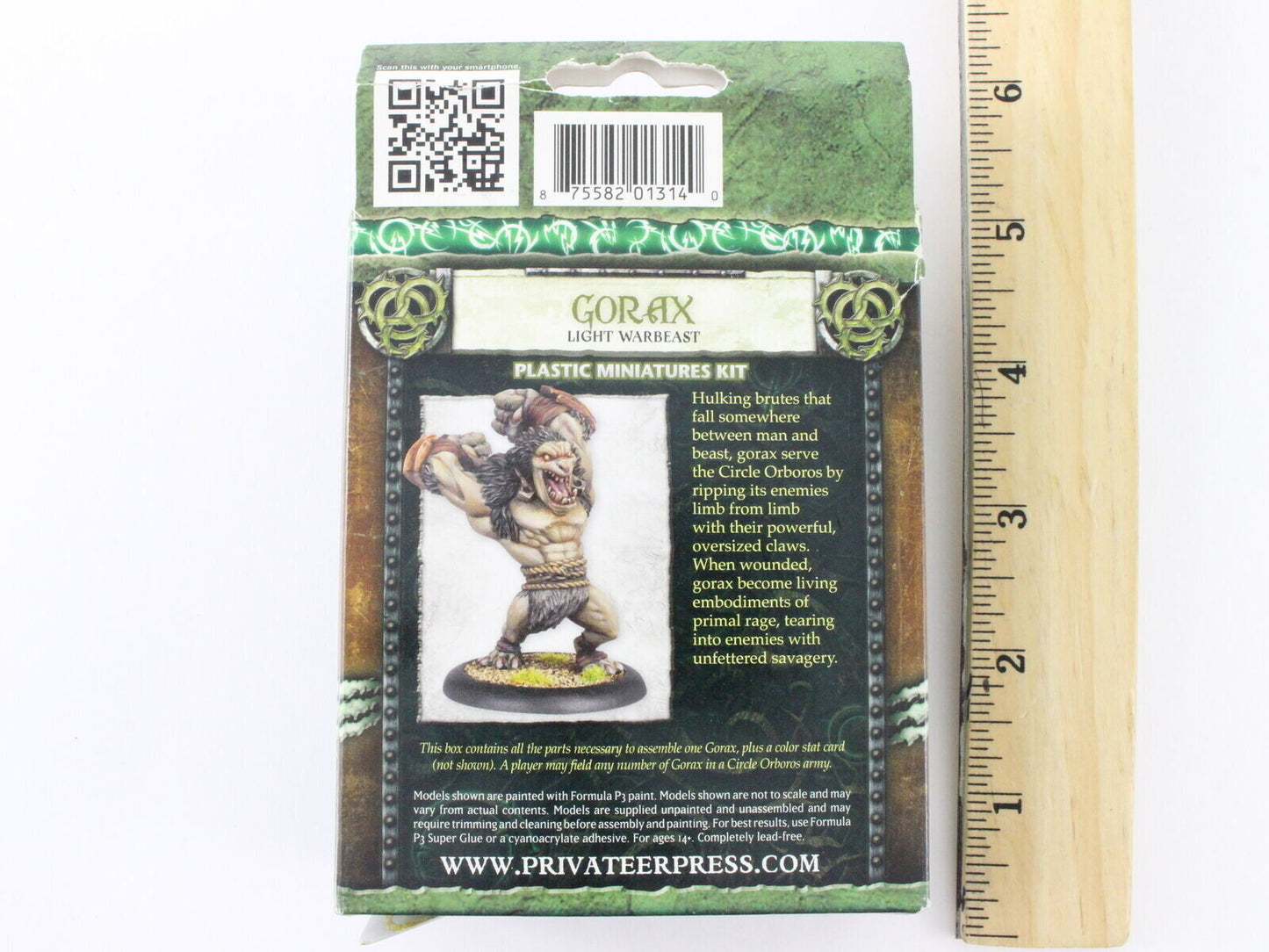 Warmachine Hordes Circle Orboros Gorax Light Warbeast PIP72078 Privateer Press