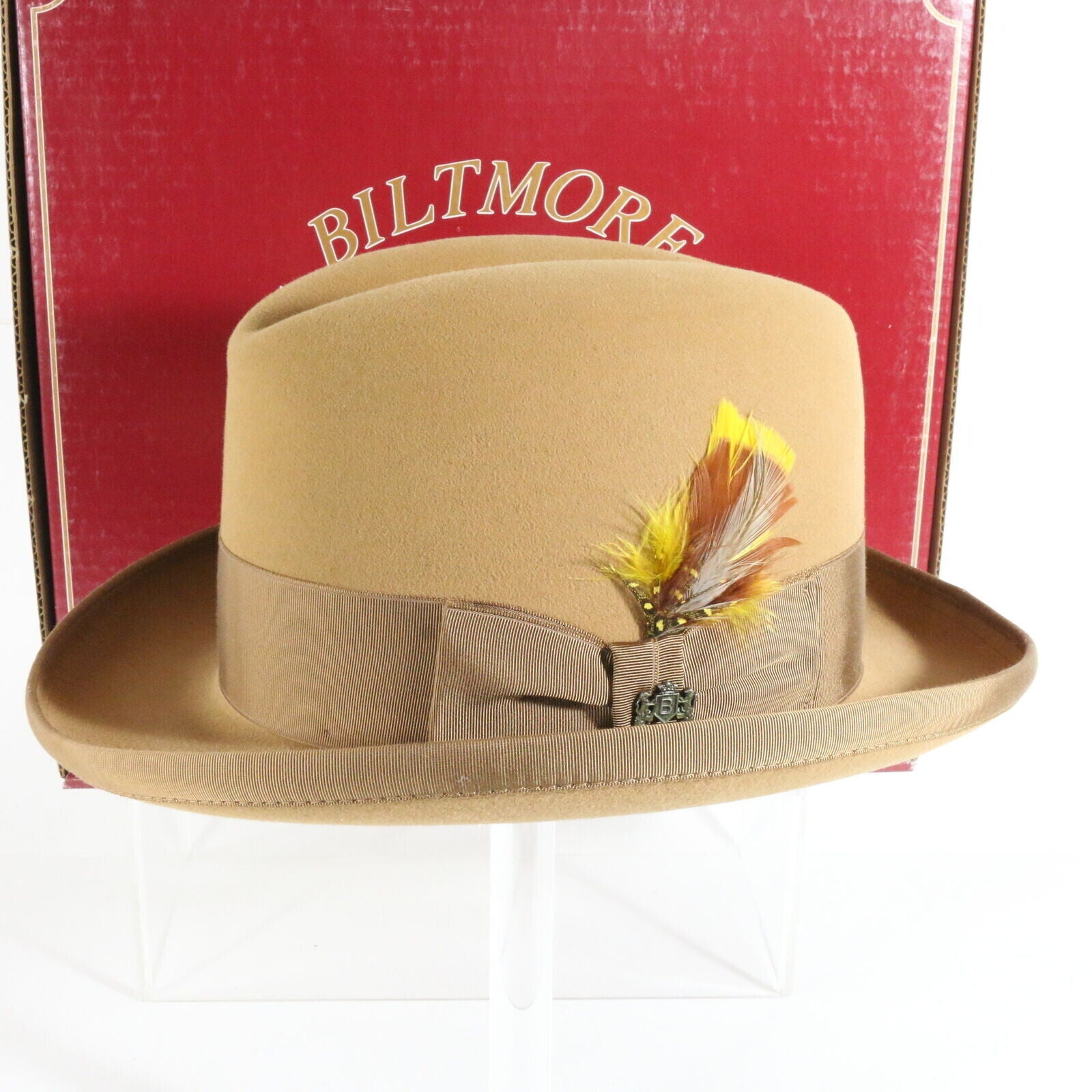 vintage hat, fedora, homburg, biltmore