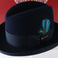 vintage hat, fedora, homburg, biltmore