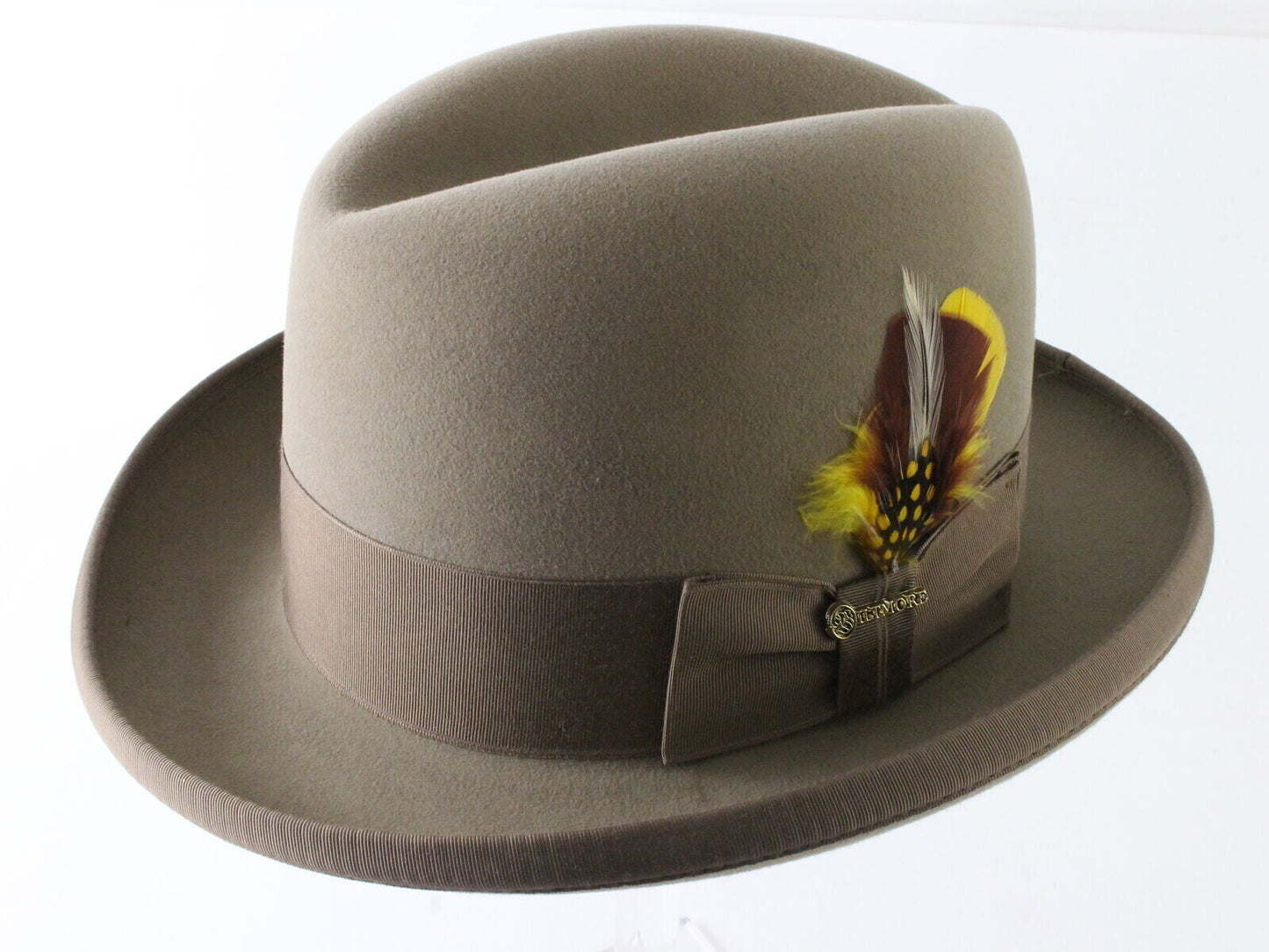 vintage hat, fedora, homburg, biltmore