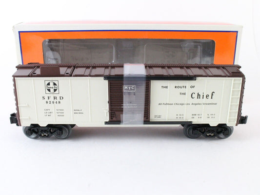 Santa Fe ATSF SFRD 82048 Chief MTC Operating Ice Car Lionel O 6-82048