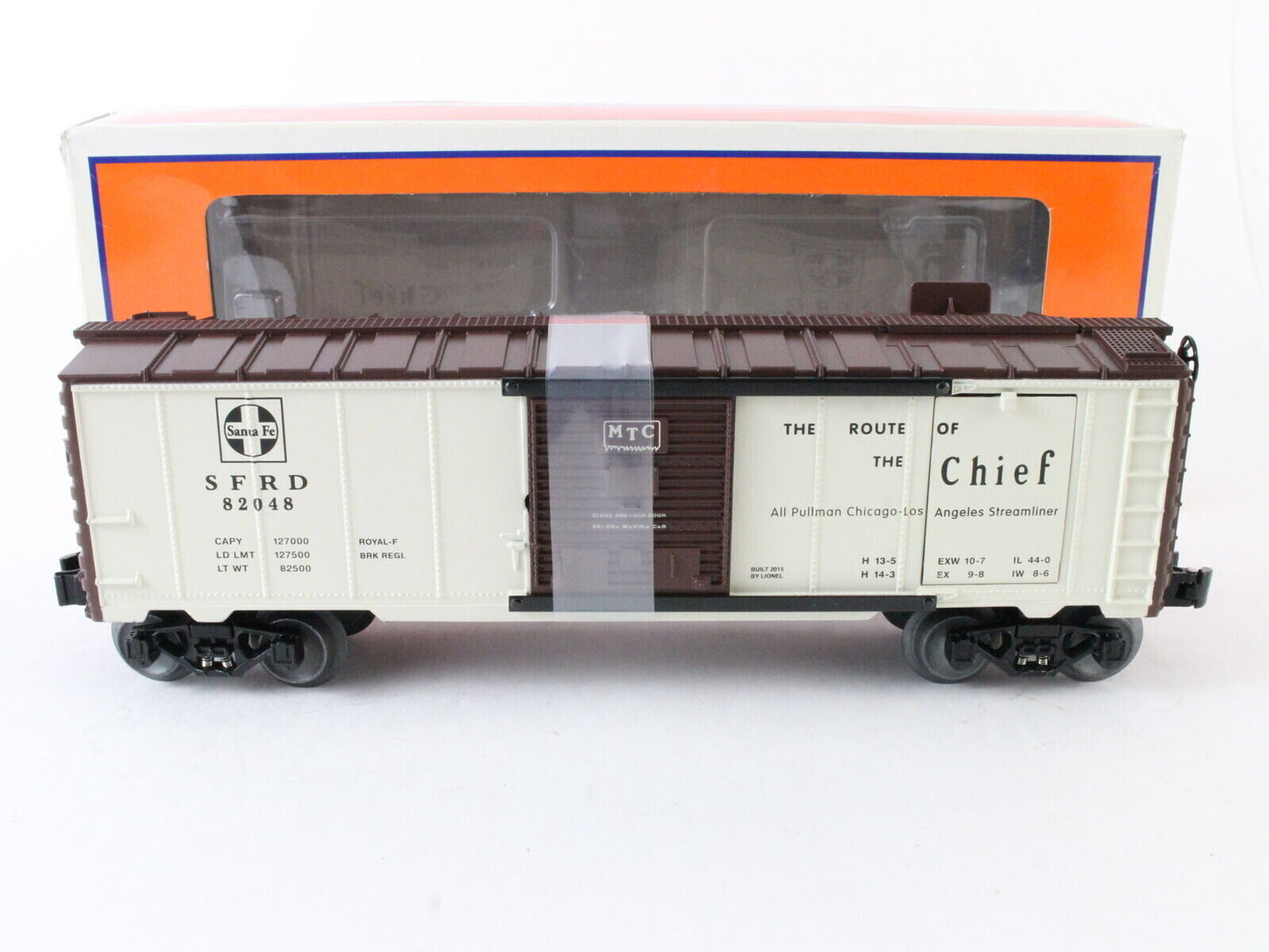 Santa Fe ATSF SFRD 82048 Chief MTC Operating Ice Car Lionel O 6-82048