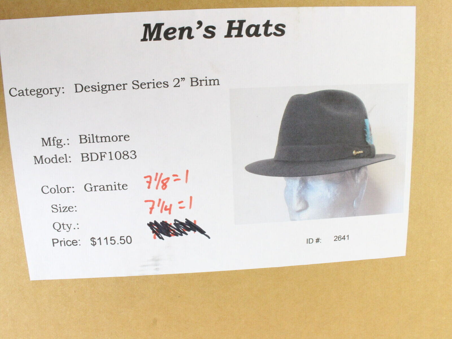 vintage hat, fedora, homburg, biltmore