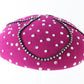 Mr John Classic Excello Pink Wool Felt Ladies Hat W/ Rhinestones 6 3/4 54cm