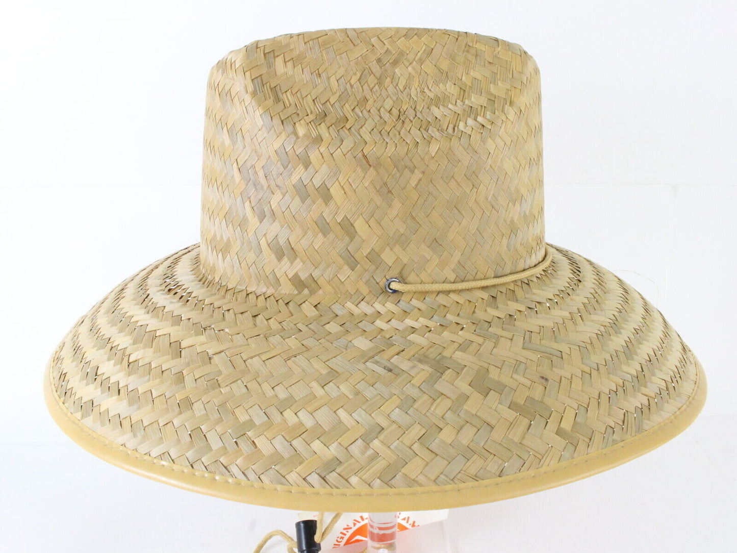 Original Panama Lifeguard Hat Mens or Womens Tan Summer Straw Hat Size=Small