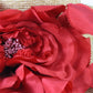 Jack Mcconnell New York Ladies Tan Straw Hat W/flower 6 7/8 55cm