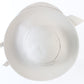 George Zamaul Couture Ivory Ladies Grand Cartwheel Felt Hat Rhinestones 7 56cm