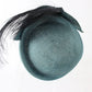 Sonni San Fransisco Ladies Boutique Hat W/ Feather Rhinestone Blue 7 56cm