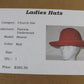 Patricia Underwood Vintage Ladies Hat Boutique Red Felt 7 1/8 57cm
