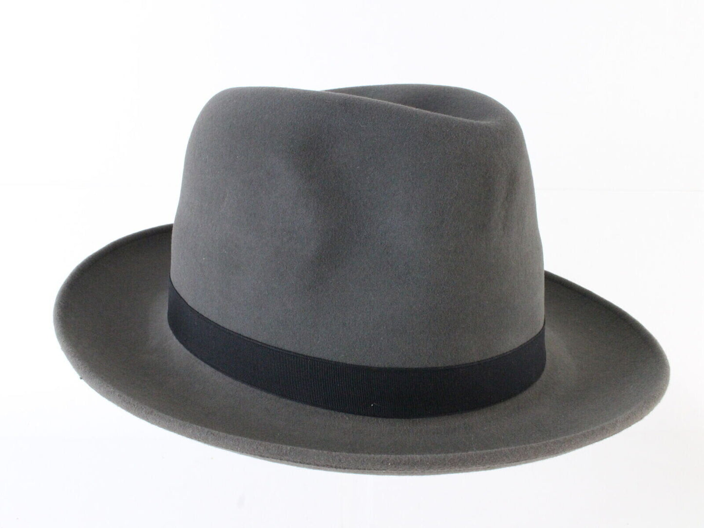 Stetson Mens Caribou Gray Felt Fedora W/ Feather MULTIPLE SIZES