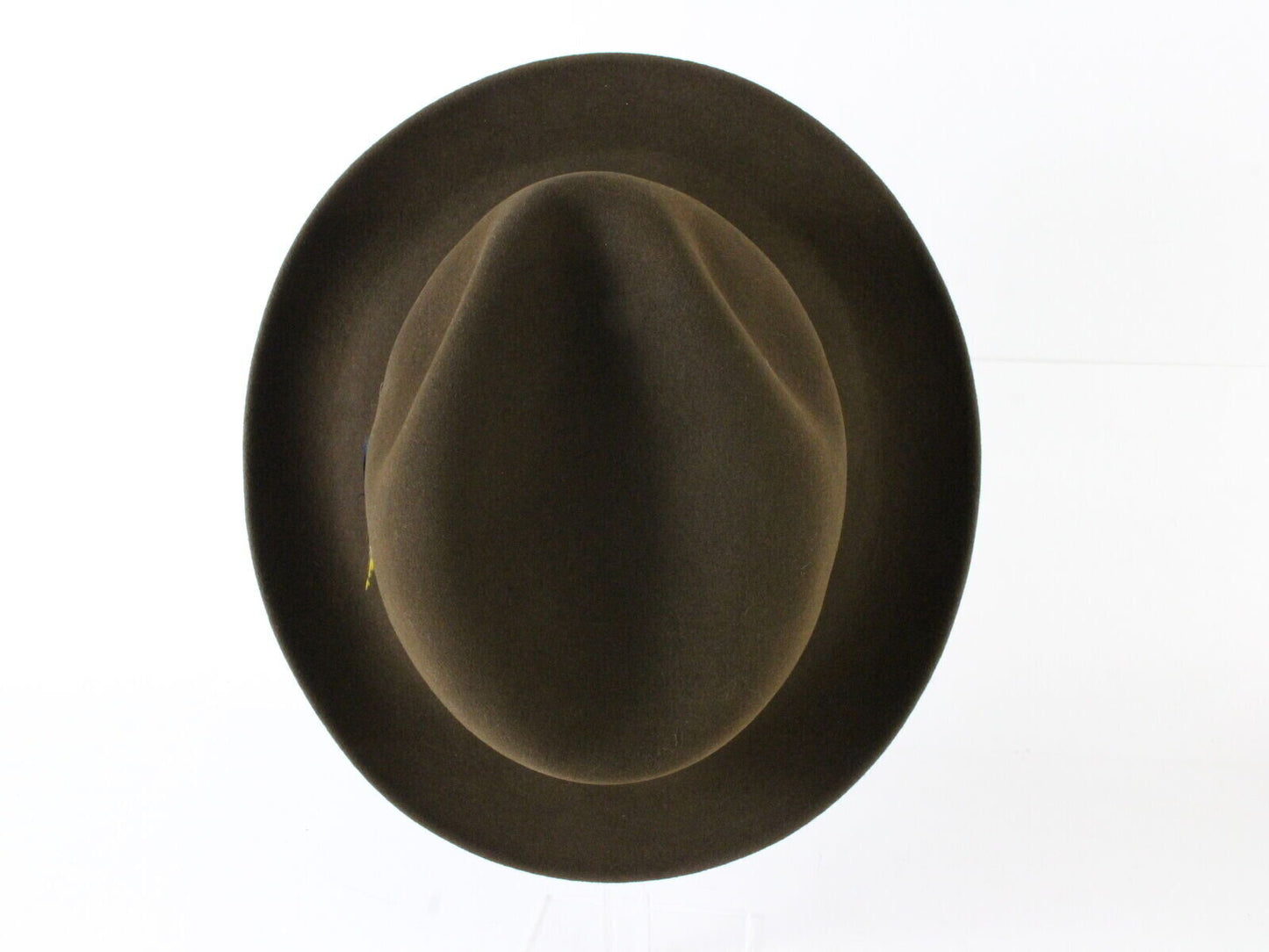 Stetson Mens Chocolate Brown Felt Fedora W/ Feather MULTIPLE SIZE OPTIONS