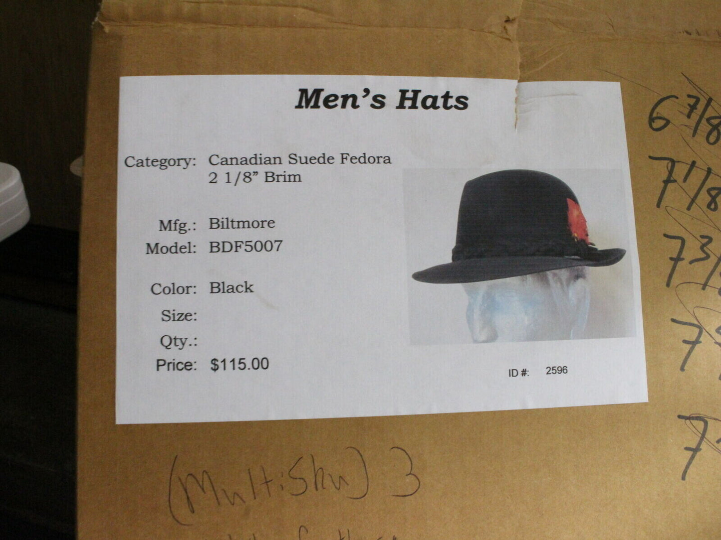 vintage hat, fedora, homburg, biltmore