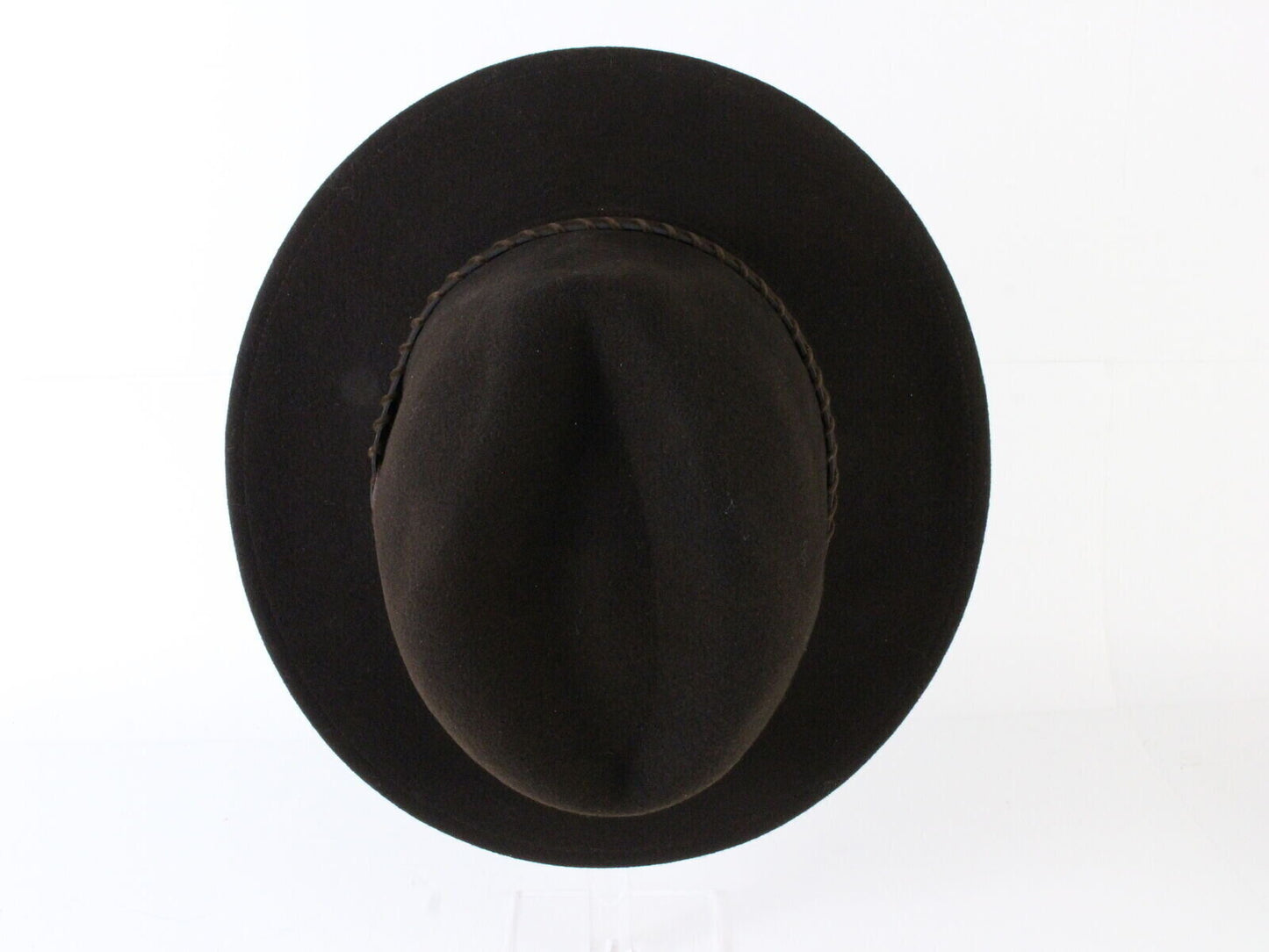 Bailey Towson Mens/Womens Wool Felt Fedora Brown W/ Leather Band MULTIPLE SIZES